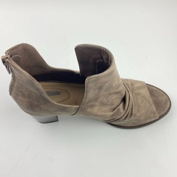 Comfort Est. 1946 Ankle Boots Womens Size 9 Peep Toe Heeled Ladies Zipper Boots - Picture 7 of 12